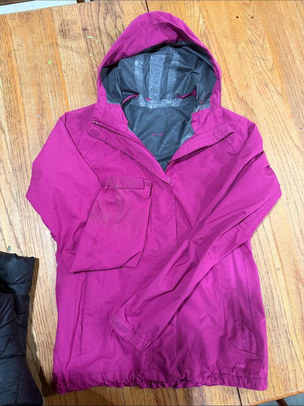Merrell Women's Bright Magenta Hooded Utility Jacket